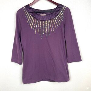 Womens Top 90s Y2K Fairy Grunge Whimsigoth Ethereal Cotton 3/4 Sleeve Sparkle